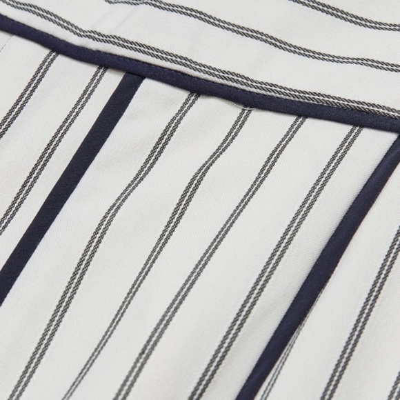 C/MEO COLLECTIVE Effigurate Pin Stripe Set Ivory/Navy XS - Picture 5 of 15